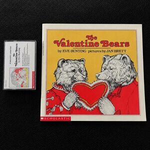 The Valentine Bears Eve Bunting Jan Brett Scholastic Book and Cassette 1993